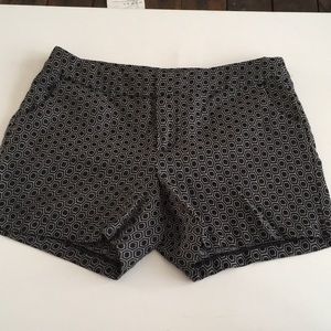 Metaphor black gray geometric patterned shorts 10